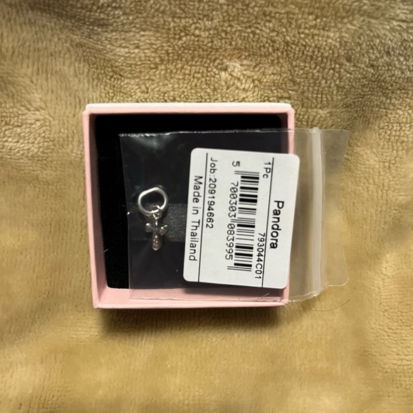 Pandora Silver Mini Cross Charm - Picture 2 of 4